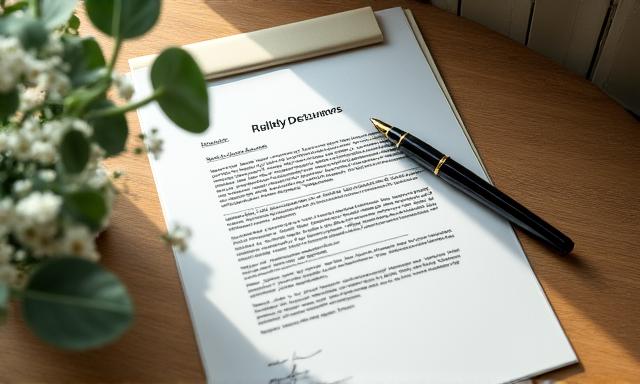 Documento legal y elementos botánicos